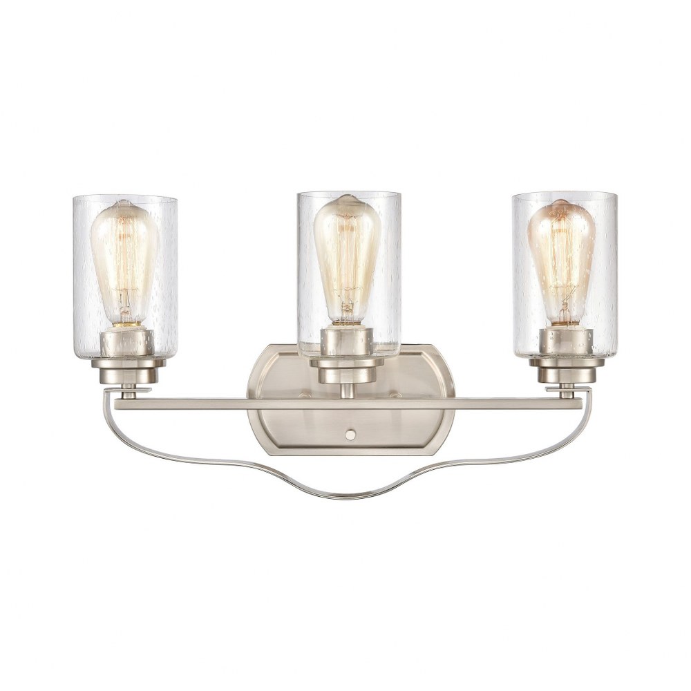 Thomas Lighting-CN300312-3 Light Bath Vanity   Brushed Nickel Finish