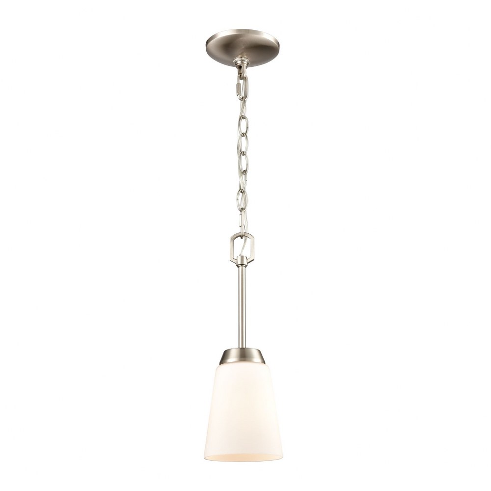 Thomas Lighting-CN310152-1 Light Small Pendant Brushed Nickel  Oil Rubbed Bronze Finish