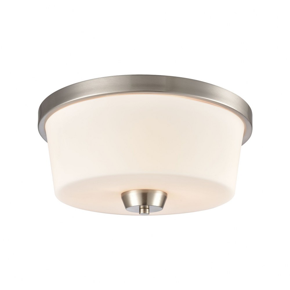 Thomas Lighting-CN310232-2 Light Flush Mount Brushed Nickel  Oil Rubbed Bronze Finish