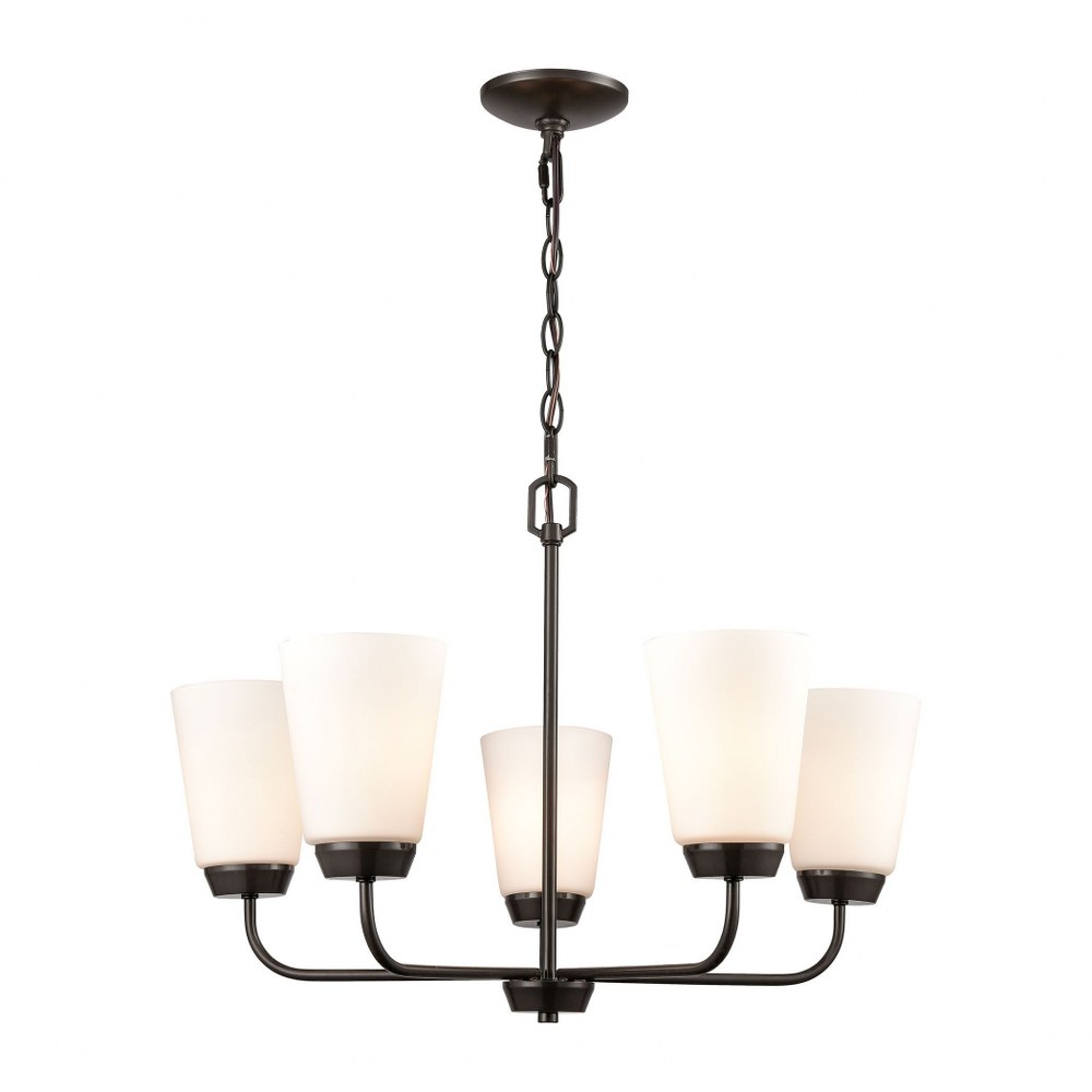 Thomas Lighting-CN310521-5 Light Chandelier Oil Rubbed Bronze  Oil Rubbed Bronze Finish