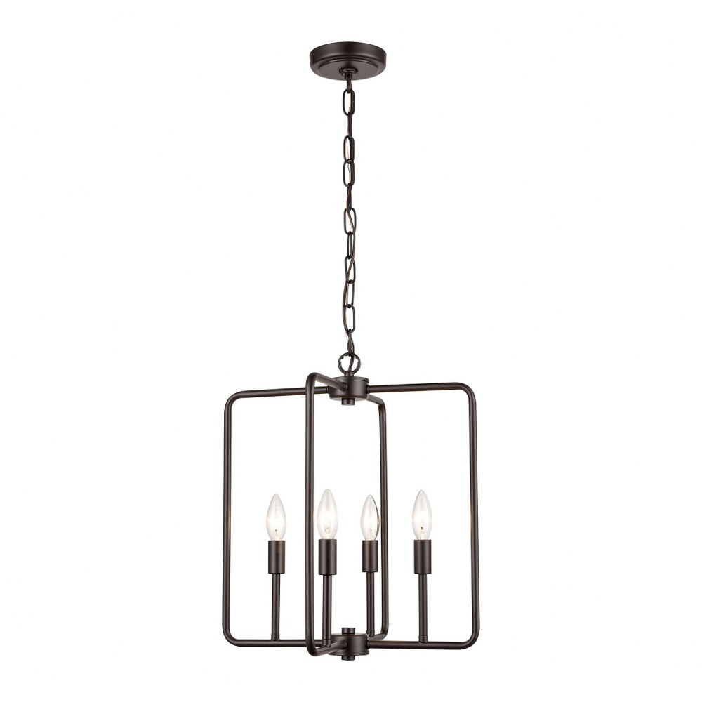 Thomas Lighting-CN330441-4 Light Pendant Oil Rubbed Bronze  Oil Rubbed Bronze Finish