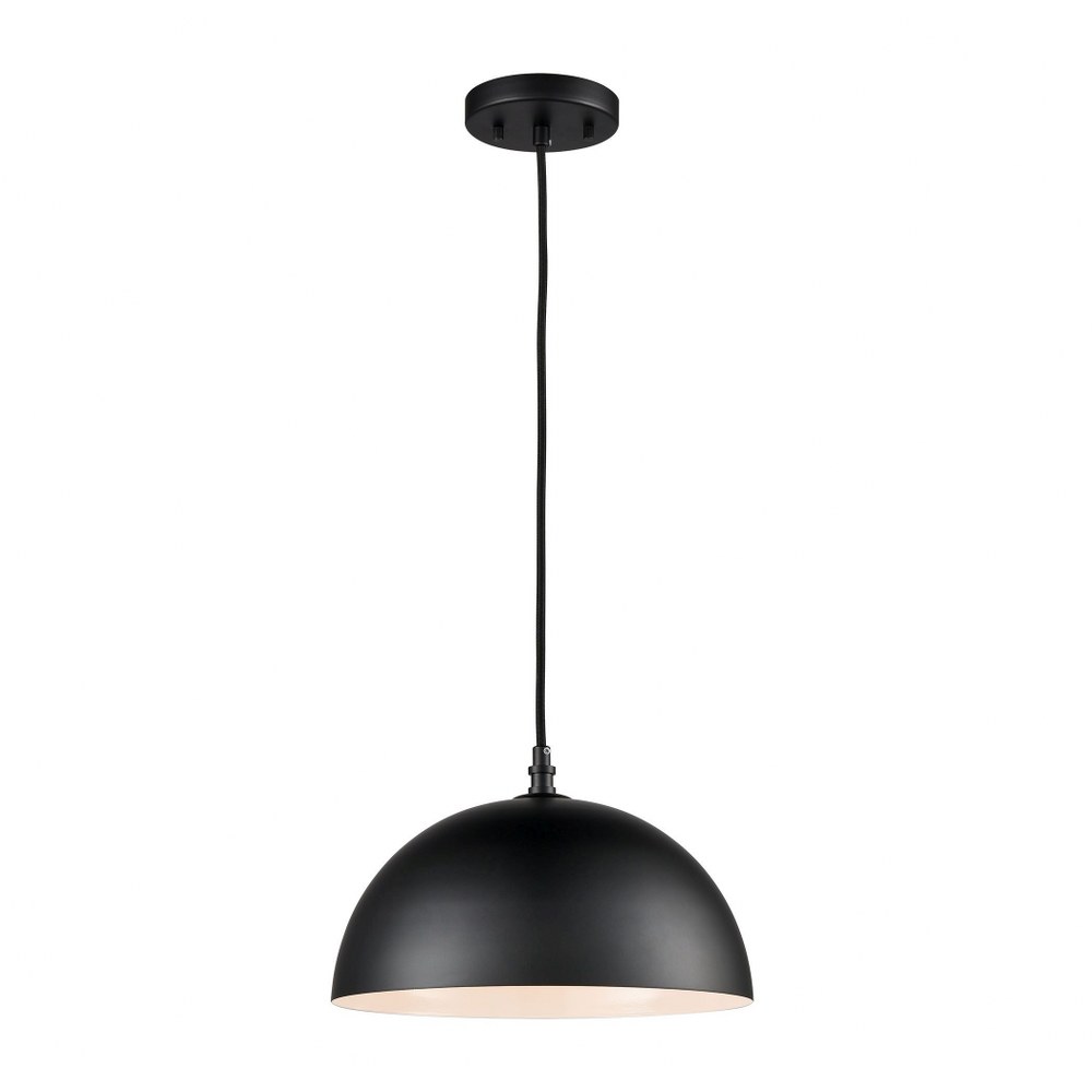 Thomas Lighting-CN700156-1 Light Pendant Black  Oil Rubbed Bronze Finish