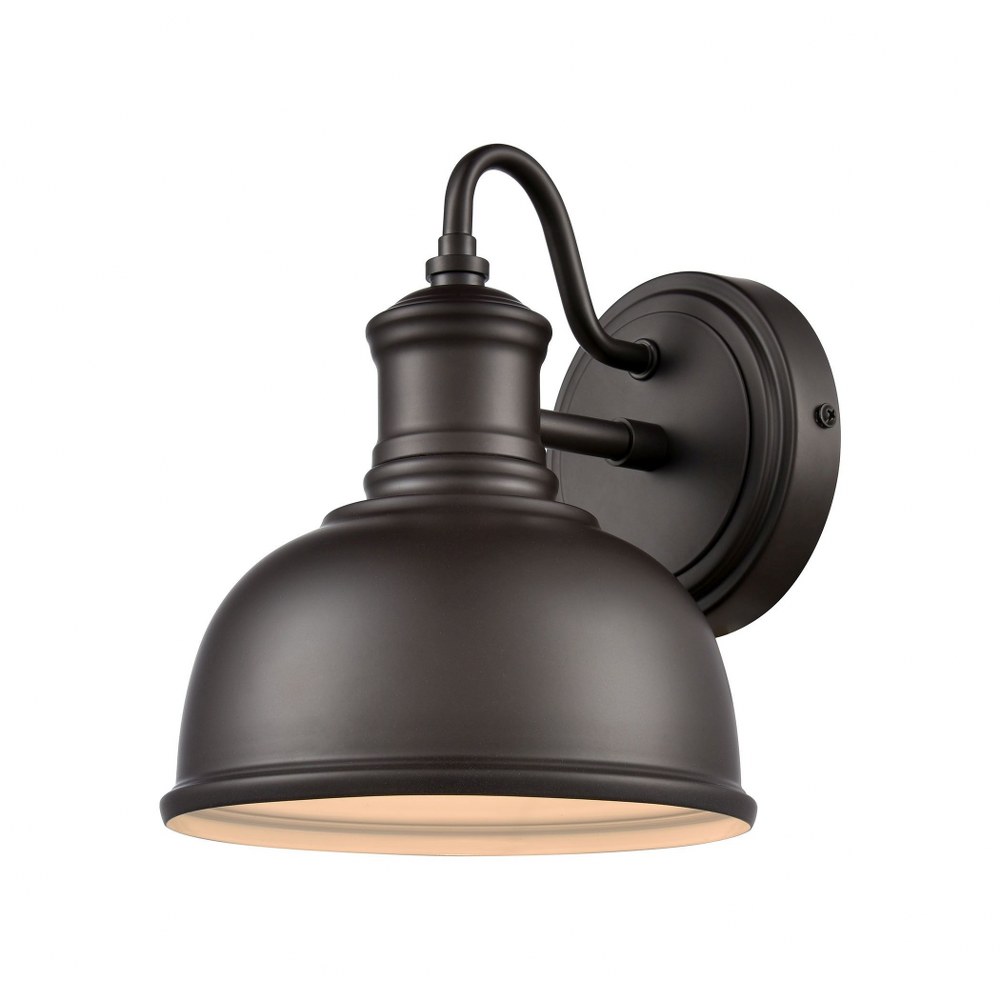 Thomas Lighting-EN130126-1 Light Outdoor Wall Lantern   Oil Rubbed Bronze Finish