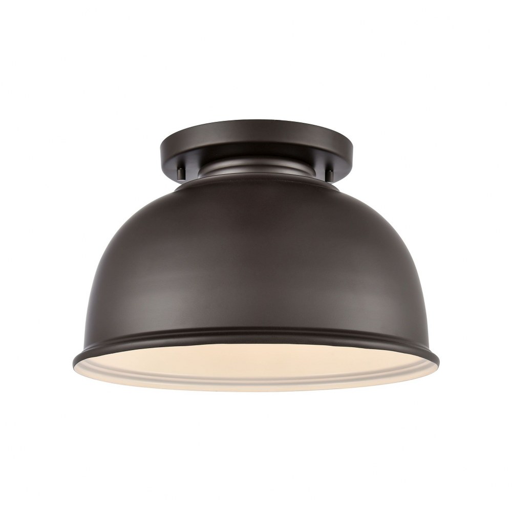 Thomas Lighting-EN130136-1 Light Outdoor Flush Mount   Oil Rubbed Bronze Finish