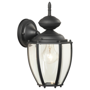 Thomas Lighting-SL94707-Park Avenue - One Light Outdoor Wall Lantern   Black Finish