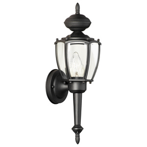 Thomas Lighting-SL94727-Park Avenue - One Light Outdoor Wall Lantern   Black Finish