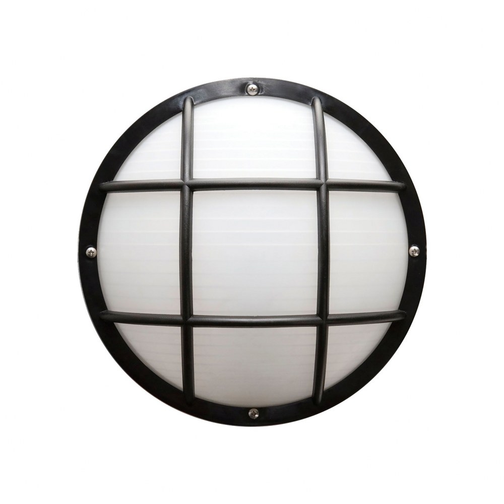 Thomas Lighting-TG552171-Essentials - 1 Light Outdoor Wall Lantern   Oil Rubbed Bronze Finish with Gloss White Glass