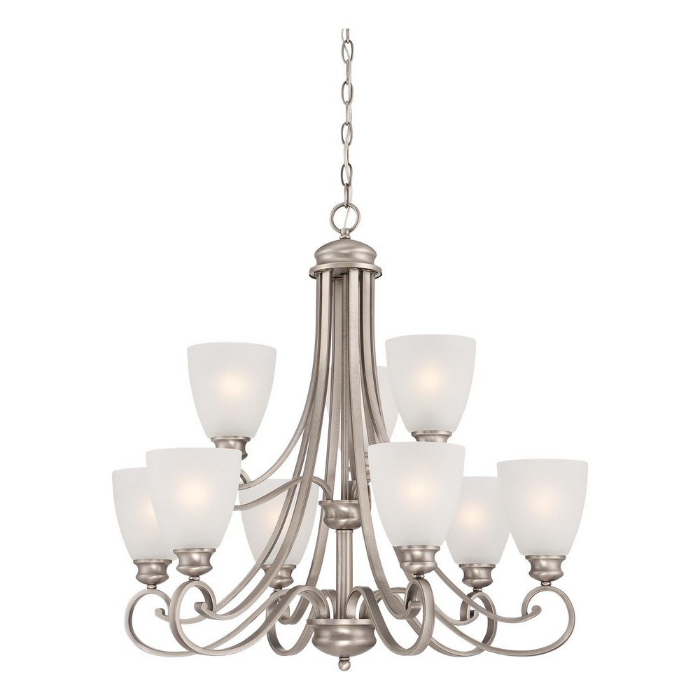Thomas Lighting-TK0018741-Satin Pewter Finish with Etched Glass