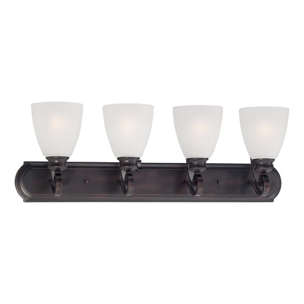 Thomas Lighting-TV0017704-Haven - Four Light Wall Sconce   Espresso Finish with Etched Glass