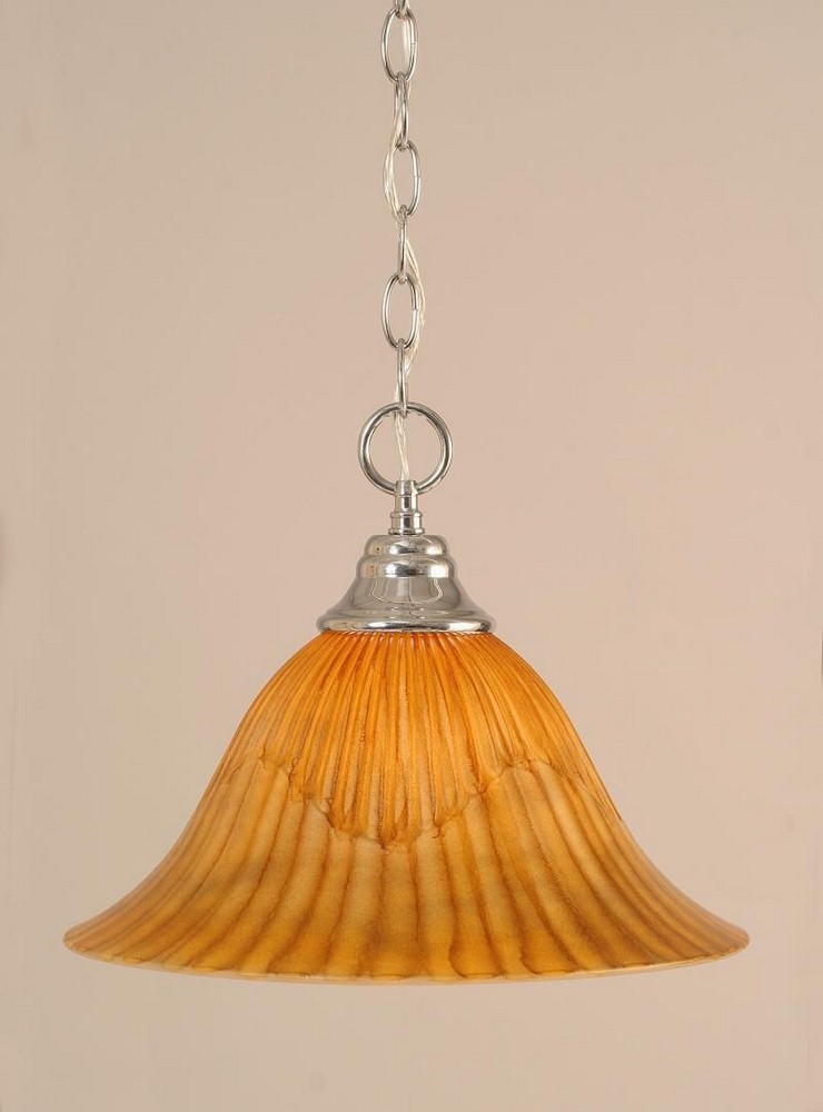 1091359 Toltec Lighting-10-CH-58319-Hung-One Light Chain P sku 1091359