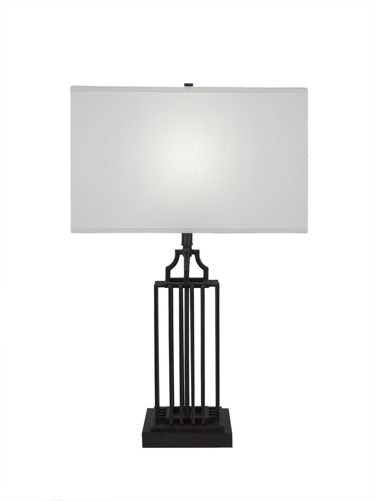 Toltec Lighting-1111-DG-Sky Loft - 1 Light Table Lamp-28 Inches Tall and 8 Inches Wide Dark Granite  Dark Granite Finish