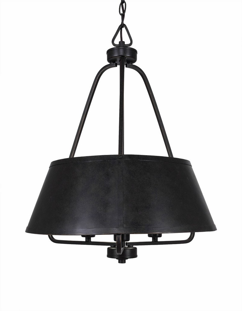 2765857 Toltec Lighting-1126-DG-Sonora - 3 Light Chandelie sku 2765857