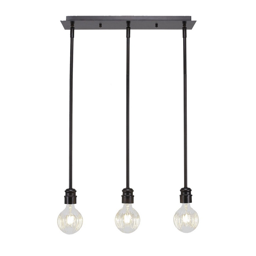 2894540 Toltec Lighting-1153-ES-LED45C-Edge - 3 Light Line sku 2894540