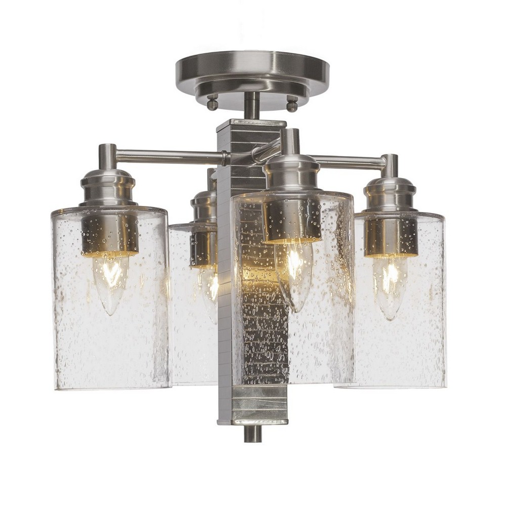 2894545 Toltec Lighting-1157-BN-300-Edge - 4 Light Semi-Fl sku 2894545