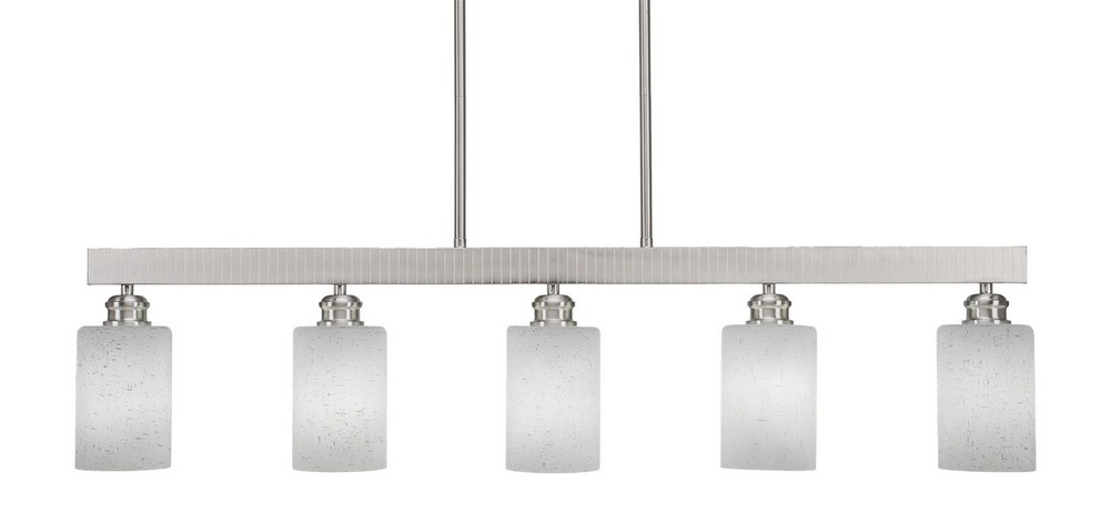 2894562 Toltec Lighting-1185-BN-310-Edge - 5 Light Billiar sku 2894562