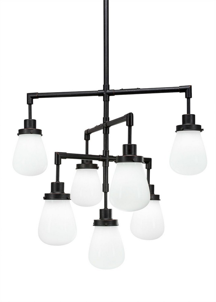 2765962 Toltec Lighting-1239-DG-470-Meridian - 7 Light Cha sku 2765962