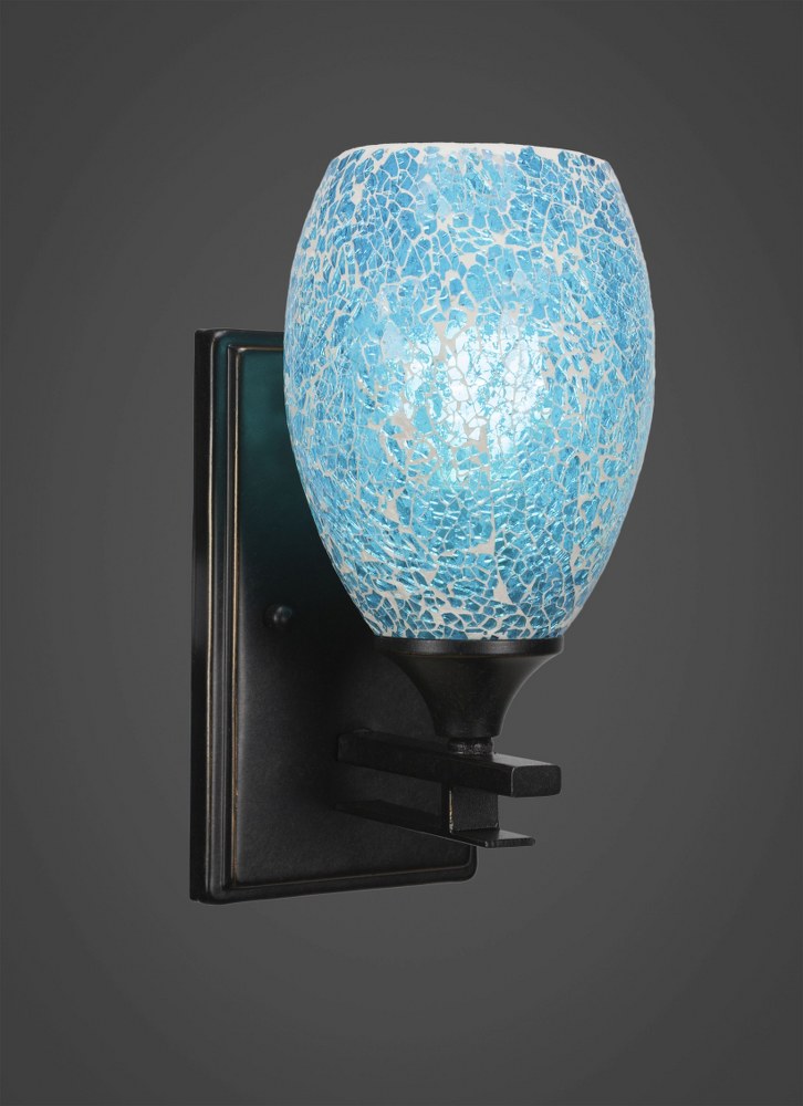 Toltec Lighting-131-DG-5055-Uptowne - 1 Light Wall Sconce-10 Inches Tall and 5 Inches Wide   Uptowne - 1 Light Wall Sconce-10 Inches Tall and 5 Inches Wide