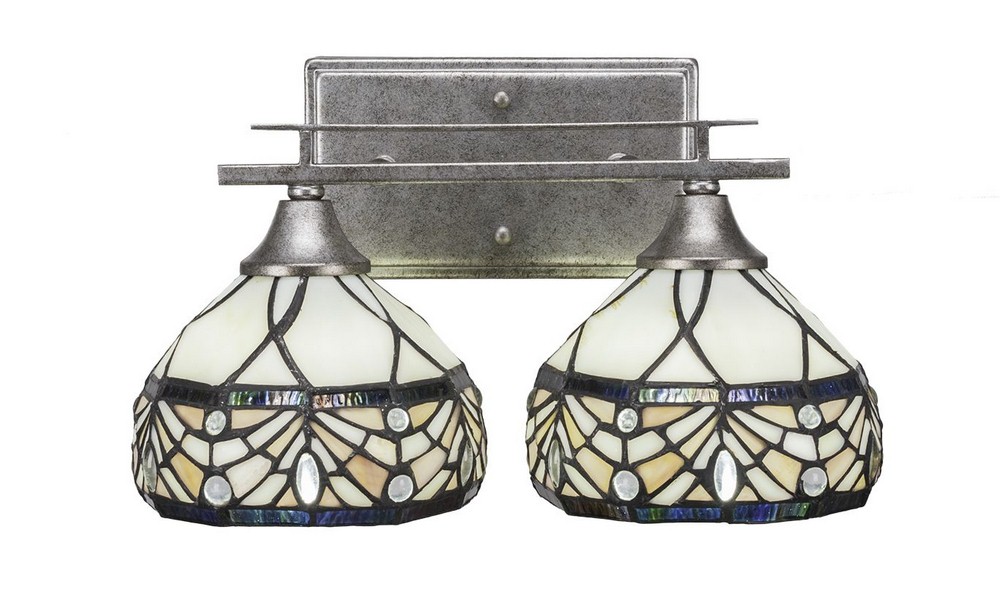 2894590 Toltec Lighting-132-AS-9485-Uptowne - 2 Light Bath sku 2894590