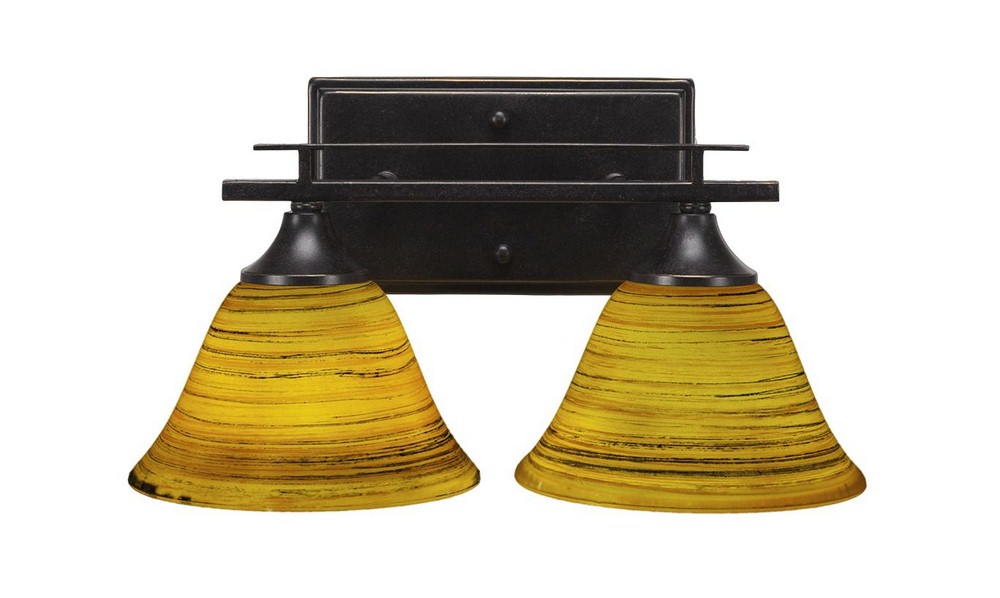 2894606 Toltec Lighting-132-DG-454-Uptowne - 2 Light Bath  sku 2894606