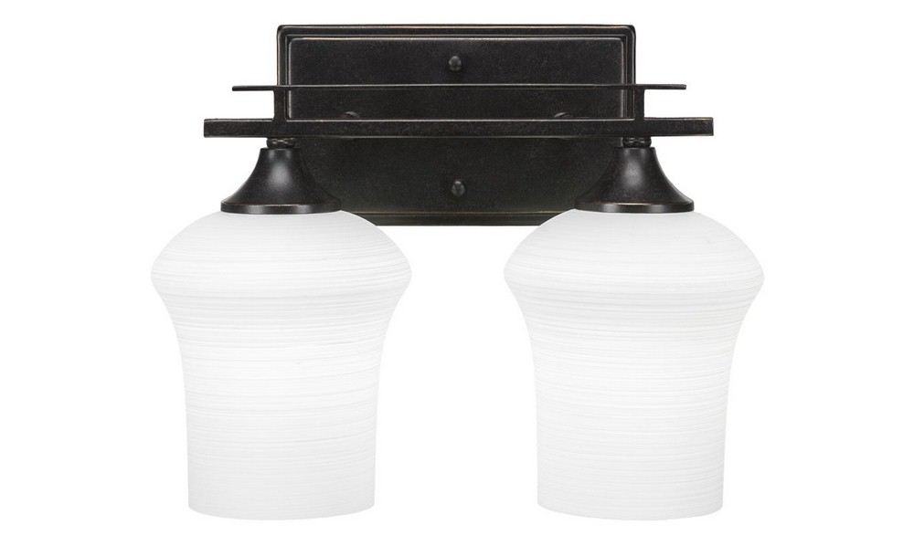 2894618 Toltec Lighting-132-DG-681-Uptowne - 2 Light Bath  sku 2894618