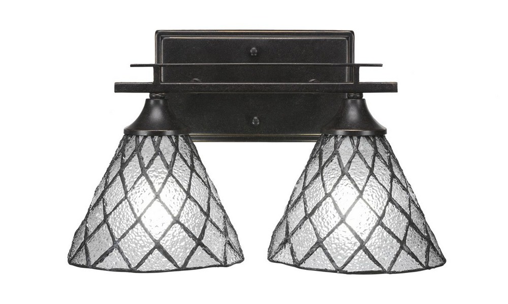 2894626 Toltec Lighting-132-DG-9185-Uptowne - 2 Light Bath sku 2894626