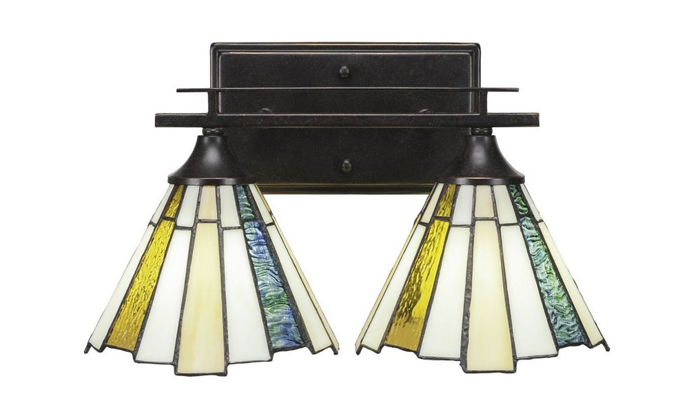 2894628 Toltec Lighting-132-DG-9335-Uptowne - 2 Light Bath sku 2894628