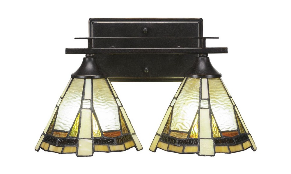 2894629 Toltec Lighting-132-DG-9345-Uptowne - 2 Light Bath sku 2894629