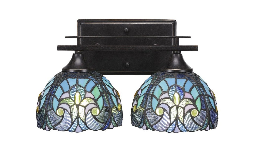 2894635 Toltec Lighting-132-DG-9925-Uptowne - 2 Light Bath sku 2894635