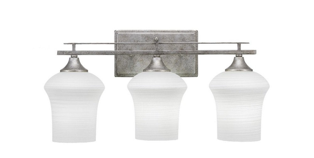 2766091 Toltec Lighting-133-AS-681-Uptowne - 3 Light Bath  sku 2766091