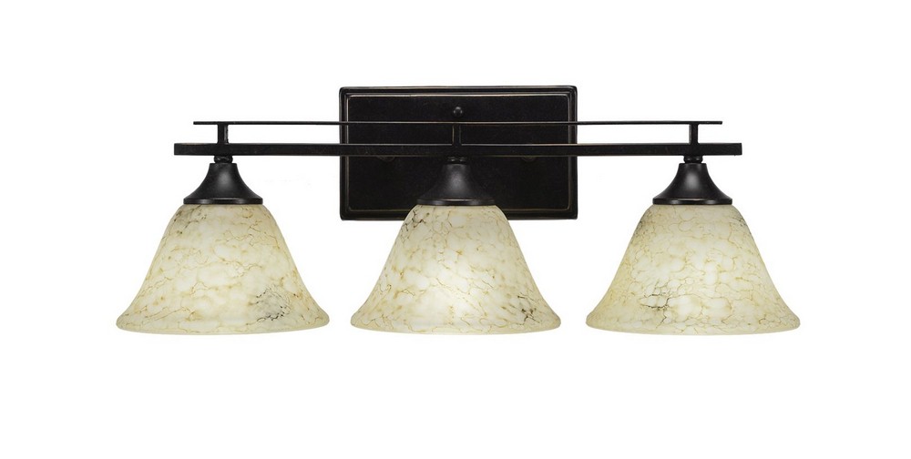 2766071 Toltec Lighting-133-DG-508-Uptowne - 3 Light Bath  sku 2766071