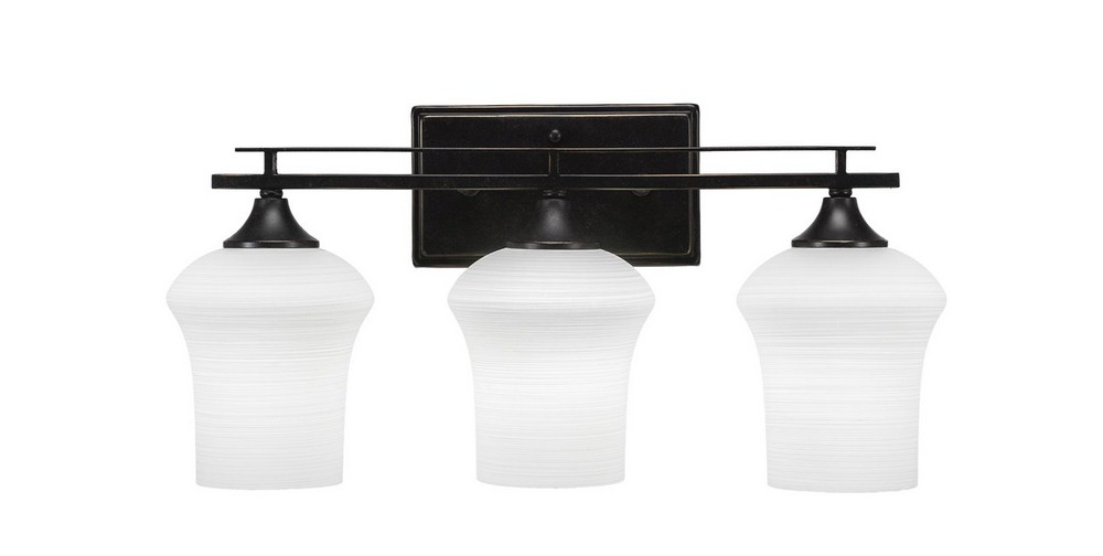 2766067 Toltec Lighting-133-DG-681-Uptowne - 3 Light Bath  sku 2766067