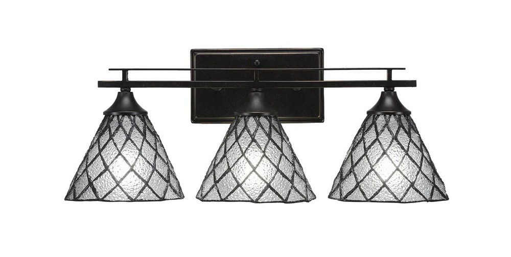 2766060 Toltec Lighting-133-DG-9185-Uptowne - 3 Light Bath sku 2766060