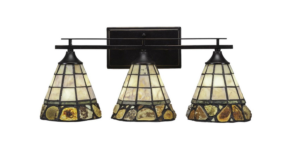 2766051 Toltec Lighting-133-DG-9735-Uptowne - 3 Light Bath sku 2766051