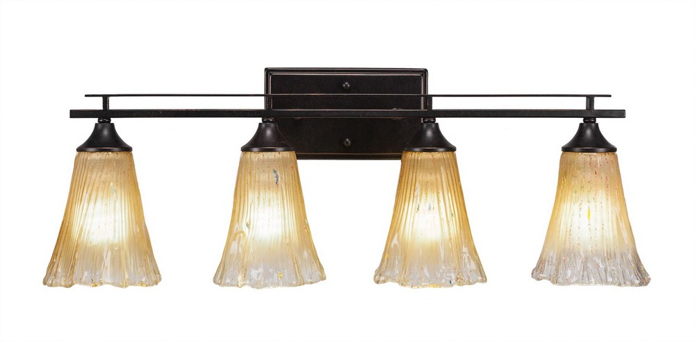 2766022 Toltec Lighting-134-DG-720-Uptowne - 4 Light Bath  sku 2766022