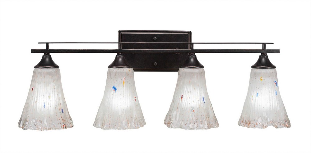 2766021 Toltec Lighting-134-DG-721-Uptowne - 4 Light Bath  sku 2766021