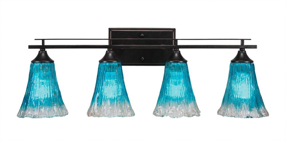 2766220 Toltec Lighting-134-DG-725-Uptowne - 4 Light Bath  sku 2766220