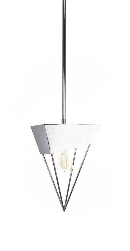 Toltec Lighting-1503-CH-LED18C-Neo - 7W 1 LED Stem Pendant With Hang Straight Swivel-12 Inches Tall and 7.25 Inches Wide Chrome 2700 Neo - 7W 1 LED Stem Pendant With Hang Straight Swivel-12 Inches Tal