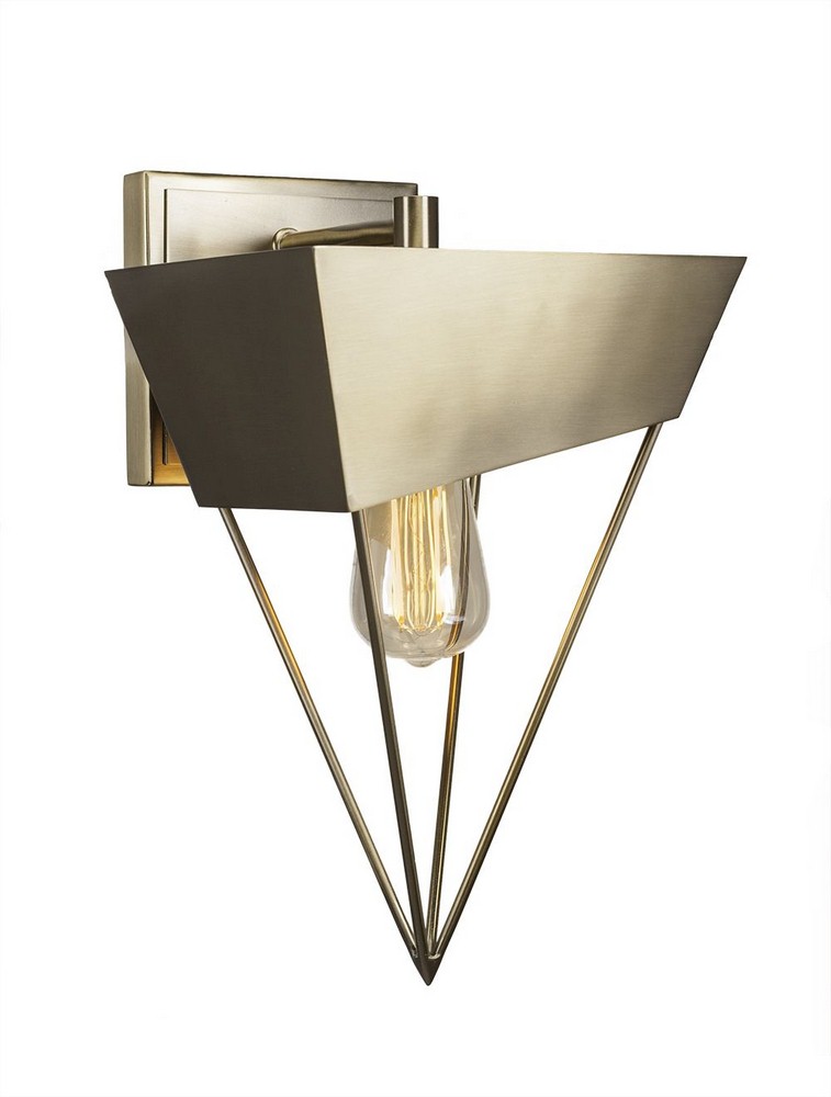 Toltec Lighting-1513-NAB-LED18A-Neo - 7W 1 LED Wall Sconce-14 Inches Tall and 9.75 Inches Wide New Aged Brass  New Age Brass Finish