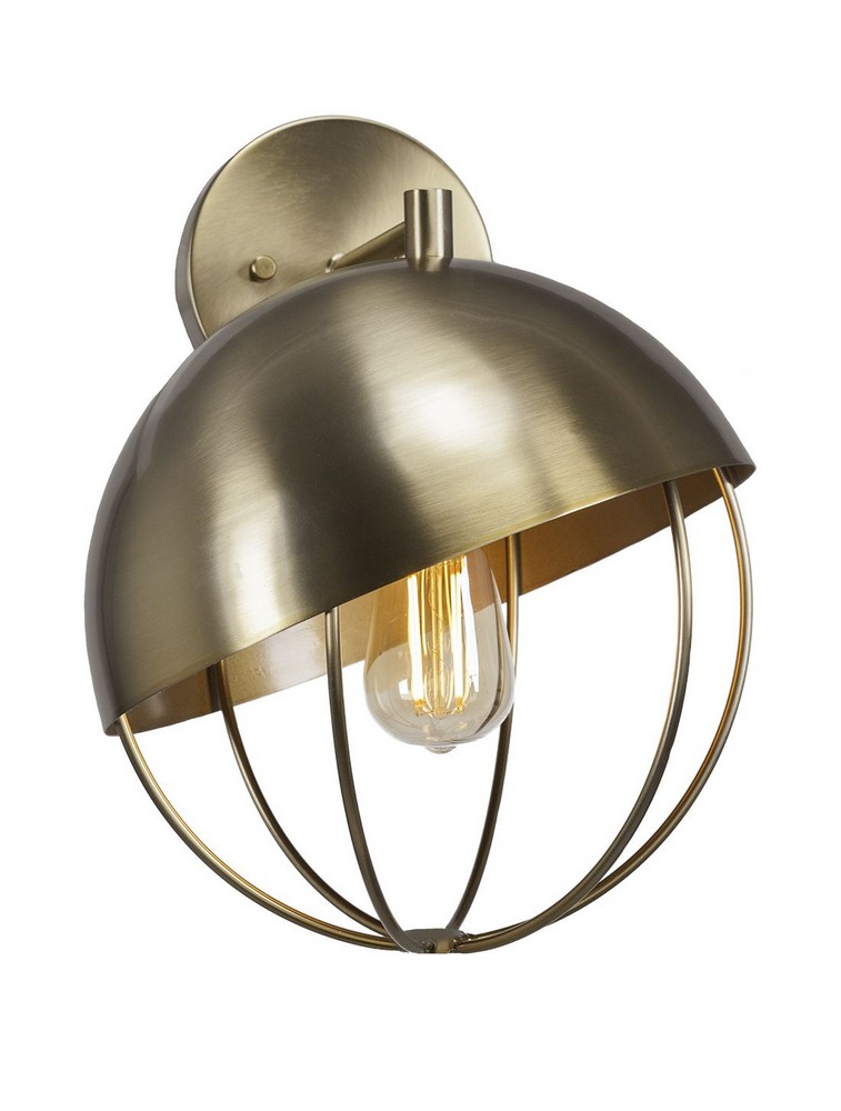 Toltec Lighting-1514-NAB-LED18A-Neo - 7W 1 LED Wall Sconce-14 Inches Tall and 9.75 Inches Wide New Aged Brass  New Age Brass Finish