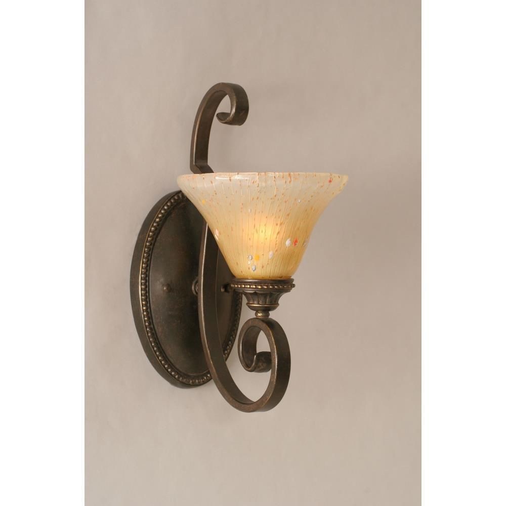 1091697 Toltec Lighting-160-DG-750-Elegante - 1 Light Wall sku 1091697