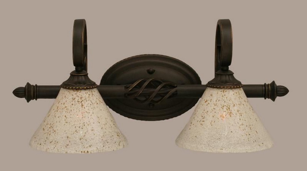 1091677 Toltec Lighting-162-DG-7145-Elegante - 2 Light Bat sku 1091677