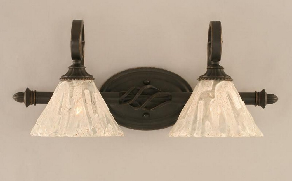 1091675 Toltec Lighting-162-DG-7195-Elegante - 2 Light Bat sku 1091675