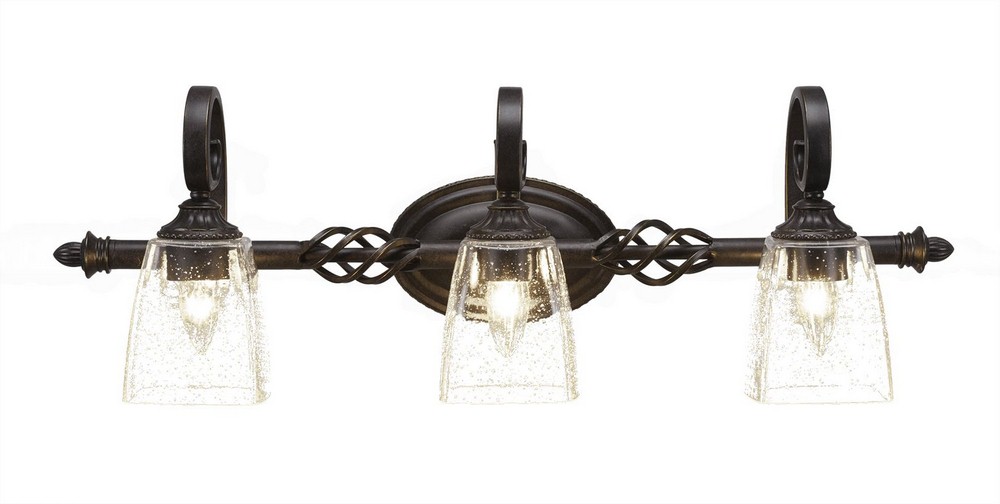 2766388 Toltec Lighting-163-DG-461-Elegante - 3 Light Bath sku 2766388