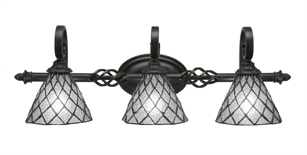 2766381 Toltec Lighting-163-DG-9185-Elegante - 3 Light Bat sku 2766381