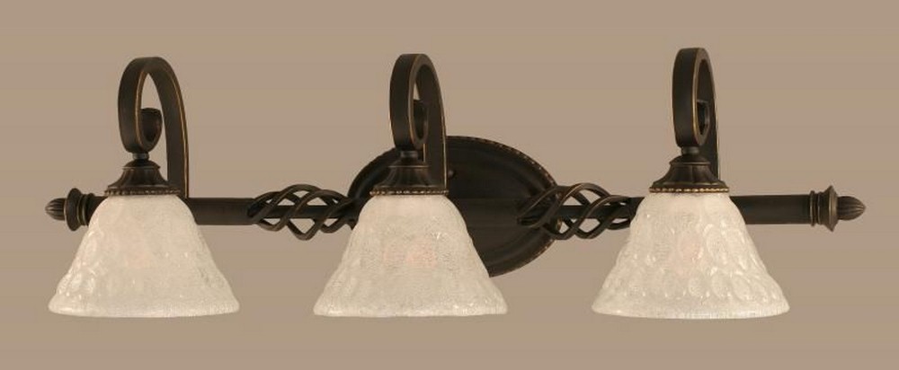 1091652 Toltec Lighting-163-DG-451-Elegante - 3 Light Bath sku 1091652