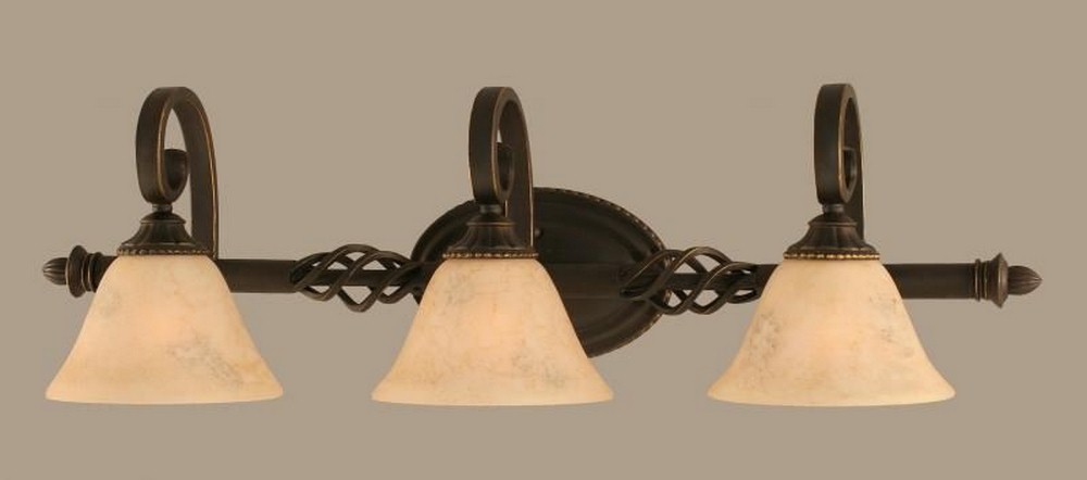 1091646 Toltec Lighting-163-DG-508-Elegante - 3 Light Bath sku 1091646