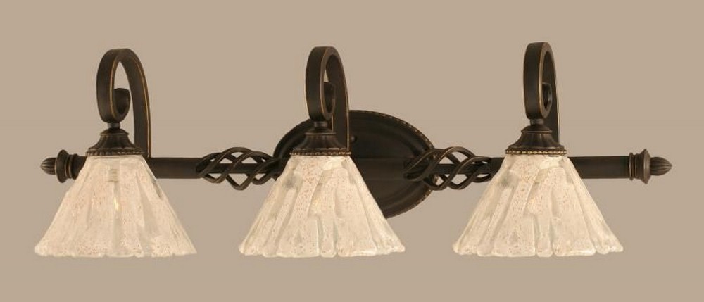 1091640 Toltec Lighting-163-DG-7195-Elegante - 3 Light Bat sku 1091640