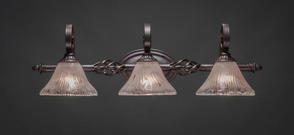 1091832 Toltec Lighting-163-DG-751-Elegante - 3 Light Bath sku 1091832