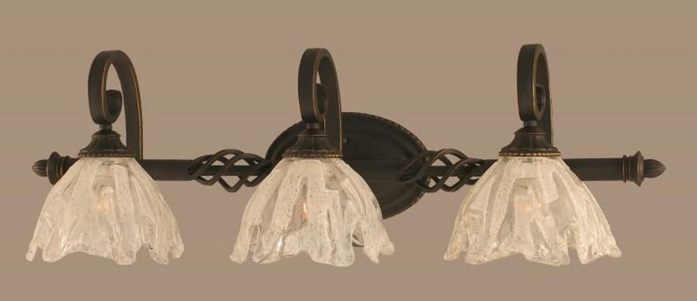 1091828 Toltec Lighting-163-DG-759-Elegante - 3 Light Bath sku 1091828