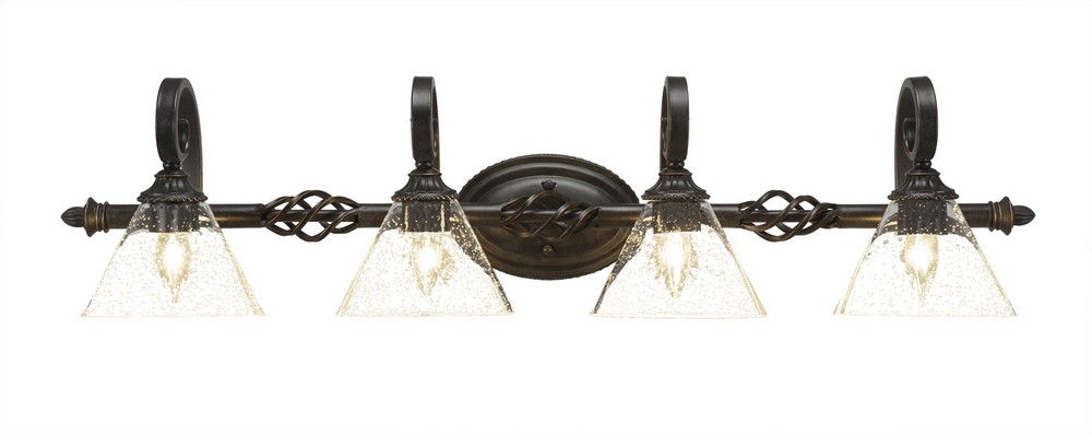 2766370 Toltec Lighting-164-DG-302-Elegante - 4 Light Bath sku 2766370